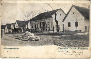 1903 Törökbálint, Baross utca, üzlet. Eckstein Adolf kiadása (EK)