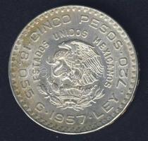 Mexikó 1957. 5P Ag "Alkotmány 100 évfordulója" T:2