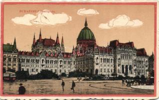 Budapest V. Országház villamossal