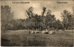 1920 Dömsöd, Sziget részlet. Wiesel Izrael kiadása (EK)