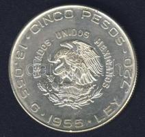 Mexikó 1955. 5P Ag "Hidalgo" T:2 ph
