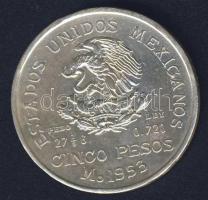 Mexikó 1953. 5P Ag "Hidalgo születésének 200. évfordulója" T:2/3 ph