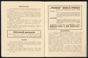 Oláh Gyárfás Mihály: Balatoni útmutató. Balaton és Hévíz gyógyfürdő ismertetése. Szállodák és Panzió...