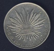 Mexikó 1891MoAM 8R Ag T:3 ph.