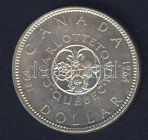 Kanada 1964. 1$ Ag "Charlottetown" T:2 kis ph.