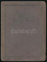 cca 1900 Újévi imák. Kézzel írt imakönyv 10 p