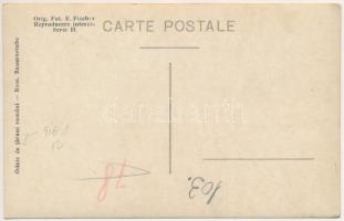 Odaie de tarani romani / Rom. Bauernstube / erdélyi folklór / Transylvanian folklore. Orig. Fot. E. ...