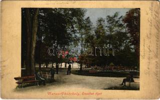 Marosvásárhely, Targu Mures; Erzsébet liget. Révész Béla kiadása / park (r)