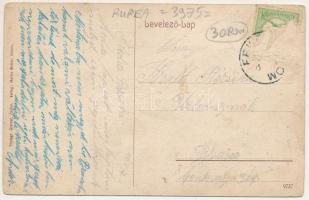 1910 Feketehalom, Zeiden, Codlea; Gesellschaftshaus / vendéglő. Martin Metter kiadása. Photogr. Grei...