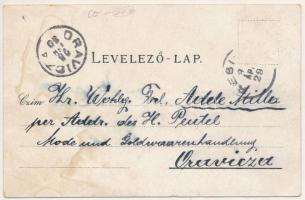 1898 (Vorläufer) Resicabánya, Resica, Resicza, Resita; vasgyár, igazgatósági épület / ironworks, fac...