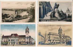 21 db RÉGI történelmi magyar város képeslap / 21 pre- 1945 historical Hungarian town-view postcards