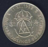 Svédország 1952. 5K Ag "Gusztáv Adolf 70. születésnapja" T:2 ph
