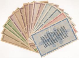 1946. 10.000AP - 10.00.000AP (16x) klf változatokkal T:AU-F