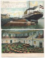 24 db RÉGI külföldi város képeslap vegyes minőségben / 24 pre-1945 mostly European and American town...