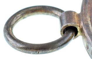 1939-1945. "Magyar Nagy Ezüst Vitézségi Érem" peremen jelzett Ag kitüntetés, három fémjele...