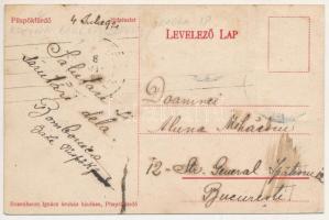 1921 Püspökfürdő, Szentlászlófürdő, Baile 1 Mai (Nagyvárad, Oradea); híd. Rosenbaum Ignác kiadása / ...