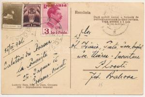 1936 Kovászna-fürdő, Baile Covasna; Vedere / látkép, étterem. Ludovic Bara kiadása / general view, r...