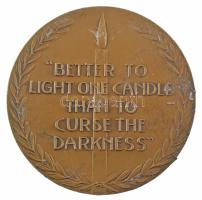 Amerikai Egyesült Államok ~1993. "Christopher-díj" bronz keresztény díjérem írók, rendezők...