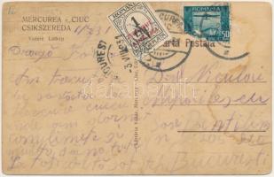 1931 Csíkszereda, Mercurea Ciuc; látkép / Vedere / general view (EB)