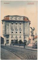 Budapest I. Dísz tér, Honvéd szobor - 2 db régi képeslap