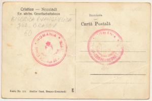 Keresztényfalva, Neustadt-Burzenland bei Kronstadt, Cristian; Ev. sächs. Gesellschaftshaus / Szász e...