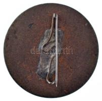 ~1950-1960. "Dunai Vasmű 108" festett Fe jelvény (40mm) T:XF korróziónyom