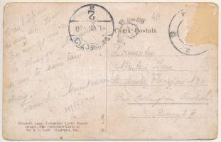 1930 Zajzon, Zaizon-fürdő, Zajzonfürdő, Baile Zizin; Baia rece / hideg fürdő, fürdőzők / spa, bather...