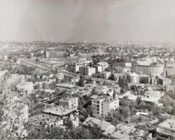 cca 1975 Budapest, BAH csomópont a Sashegyről fényképezve, fotó szép állapotban, 24×30 cm