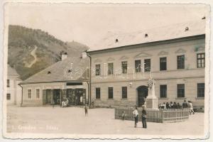 1942 Óradna, Alt-Rodna, Radna veche, Rodna; Fő tér, üzlet / main square, shop (EB)