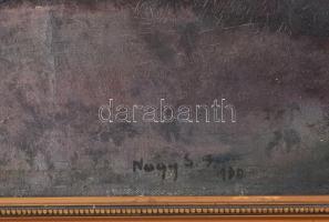 Nagy S. J. jelzéssel: Virágcsendélet. Olaj, vászon.70x53 cm ,jelzett cm dekoratív keretben