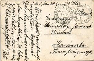 1915 Torpedoboot-Manöver. K.u.K. Kriegsmarine / Osztrák-Magyar Haditengerészet torpedónaszádjai, elö...