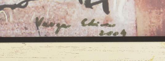 Varga Edina : Cím nélkül. Gliceé print karton, jelzett, üvegezett keretben 50x36 cm