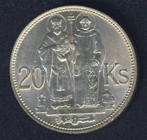 Szlovákia 1941. 20K Ag "St.Kyrill és St.Methodius" T:2+