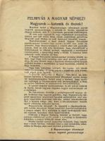 1956 november A Magyarországon állomásozó szovjet csapatok parancsnokságának felhívása 21x28 cm