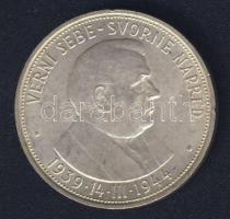 Szlovákia 1944. 50K Ag "5. Függetlenségi évforduló" T:2 ph.