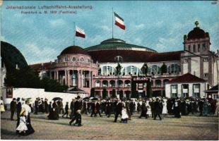 Frankfurt a. M., Internationale Luftschiffahrt Ausstellung 1909, Festhalle Eingang