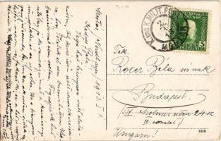 1913 Sarajevo, Eisenbahnlinie Sarajevo-Ostgrenze, Katarakte des Praca Fluss / railway tunnel + &quot...