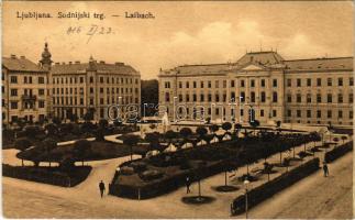 1916 Ljubljana, Laibach; Sodnijski trg / square (EK)