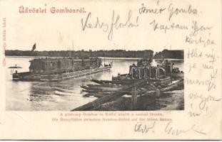 Gombos steam barge on the Danube (fa)