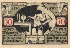 Német Birodalom / Weimari Köztársaság / Weissenfels 1921. 50Pf (6x) 6 klf db, teljes sor T:I