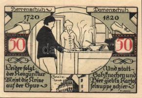 Német Birodalom / Weimari Köztársaság / Weissenfels 1921. 50Pf (6x) 6 klf db, teljes sor T:I