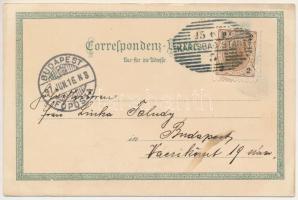 1897 (Vorläufer!) Karlovy Vary, Karlsbad; Kurhaus, Sprudelcolonnade, Sprudel / spa, bath. Ottmar Zie...