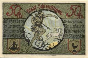 Német Birodalom / Weimari Köztársaság / Schleusingen DN 20Pf + 25Pf + 50Pf (2x) 4 klf db, teljes sor...