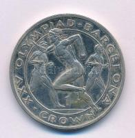 Gibraltár 1991. 1C Cu-Ni "XXV. Nyári Olimpiai Játékok Barcelona - hosszútávfutás / II. Erzsébet...