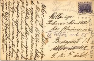 1933 Wien, Vienna, Bécs; Zur Erinnerung an die Türkenbefreiung Wiens vor 250 Jahren. Denkmal des ers...