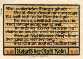 Német Birodalom / Weimari Köztársaság / Roda 1921. 10Pf + 25Pf + 50Pf (6x) 8 klf db, teljes sor T:I