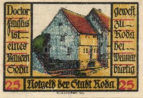 Német Birodalom / Weimari Köztársaság / Roda 1921. 10Pf + 25Pf + 50Pf (6x) 8 klf db, teljes sor T:I