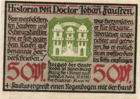 Német Birodalom / Weimari Köztársaság / Roda 1921. 10Pf + 25Pf + 50Pf (6x) 8 klf db, teljes sor T:I