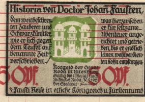 Német Birodalom / Weimari Köztársaság / Roda 1921. 10Pf + 25Pf + 50Pf (6x) 8 klf db, teljes sor T:I