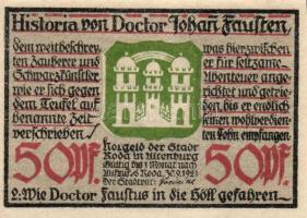 Német Birodalom / Weimari Köztársaság / Roda 1921. 10Pf + 25Pf + 50Pf (6x) 8 klf db, teljes sor T:I